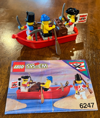 pirates出品 Vintage LEGO Pirates 6274 Caribbean Clipper Kit Complete +
