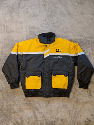 VTG Chill Factor Fieldshee Winter Jacket Sz L Snow Coat Full Zip Ski Snowmobile