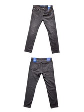Mens Hugo Boss Ash Jeans Straight Leg Slim Black Wash Cotton Denim Stretch W36 