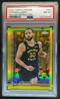 2025-26 Topps Chrome Stephen Curry Yellow Refractor #159/275 Warriors PSA 8
