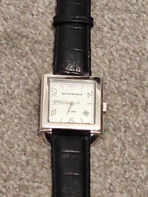Emporio Armani Classic Herrenuhr Schwarz Milano 