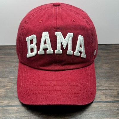 Alabama Crimson Tide ''BAMA'' NCAA, 47 Brand Clean Up Hat, adjustable strapback