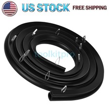 Range Oven Door Seal Gasket with 12 Mounting Clips Frigidaire Kenmore 316239700