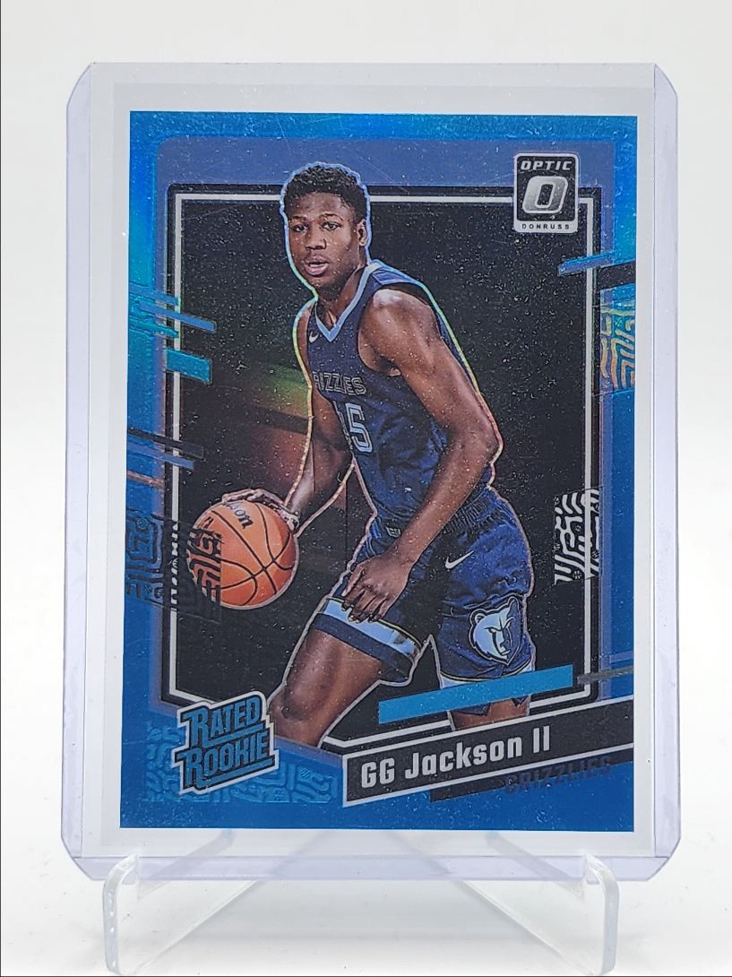 GG JACKSON II 2023-24 DONRUSS OPTIC RATED ROOKIE AQUA PRIZM RC 001/249 Q4178