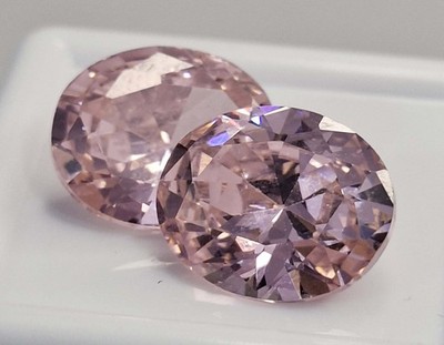 Cambodian Pink Zircon Oval Cut 16-18 Ct Natural Loose Certified Gemstone SP283