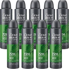 9 Pack Dove Men Care Extra Fresh 72 HR Deodorant Antiperspirant Spray , 150ml