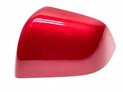 20-24 TESLA MODEL Y LEFT Side Mirror Cover SKULL CAP 1495593-00-A  RED OEM