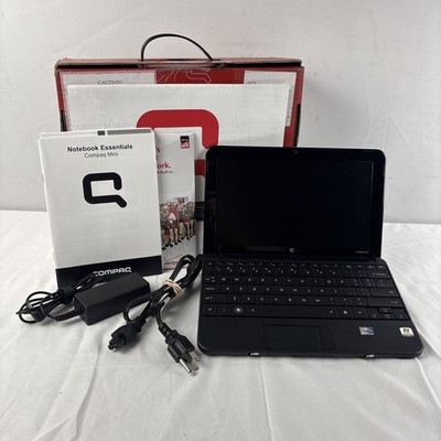 Compaq Mini 110c-1147NR 160GB Hard Drive DDR2 Windows 7 Webcam New In Box Tested