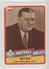 1989 Swell Football Greats Bert Bell #2 HOF 1i3