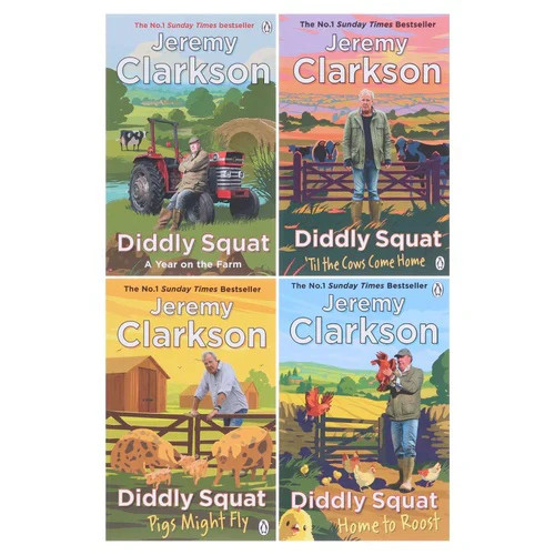 Diddly Squat Series By Jeremy Clarkson 4 Books Collection Set  | Jeremy Clarkson