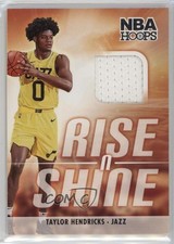 2023-24 Panini NBA Hoops Rise N Shine Memorabilia Taylor Hendricks #RS-HEN 0s55