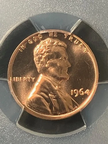 Bright Red PF67 1964 Lincoln Penny PCGS 45879064, Nice!