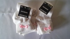 5pr Girls Turn Cuff Socks, size 3-5 years Cross Posted 