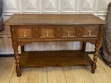 19th Century Oak Drawer Sideboard / Side Table