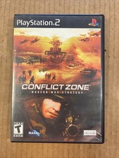 Conflict Zone Modern War Strategy PS2 CIB W/ Manual - PlayStation 2