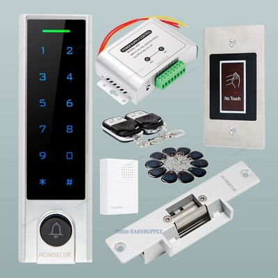 HOMSECUR IP66 APP WIFI RFID Access Control Set NO Strike Lock