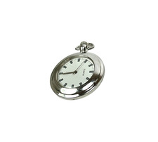 Hachette Taschenuhr Uhr modischer Style Farbe Silber verchromt Quartz Indizes