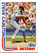 1982 Topps In Action Steve Carlton #481