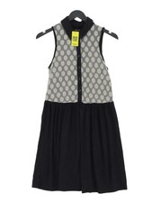 Kensie A-Line Midi Dress S in Black