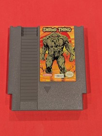 Swamp Thing NES Cartridge and Manual