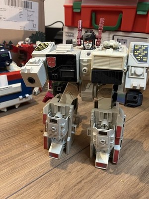 Transformers G1 Vintage Original Metroplex 100% Komplett Autobot City 1985 Selten