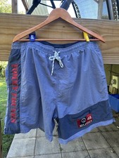 Vintage Tommy Hilfiger Swim Trunks Mens XL 80s 90s Sport Lotus