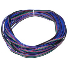 26 Gauge 4 Conductor Electrical Wire Tinned Copper Cable 24.6FT