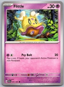 Flittle 041/091 Common Paldean Fates Pokemon TCG