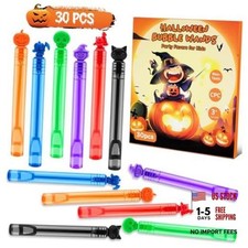 30PCS Mini Bubble Wands for Halloween Party Favors - Mini Bubble Wands