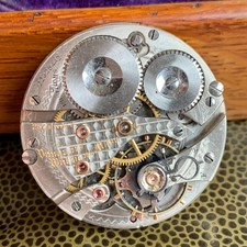 Waltham Vanguard 23 Jewels 16S Railroad Grade Pocket Watch Movement Parts Repair
