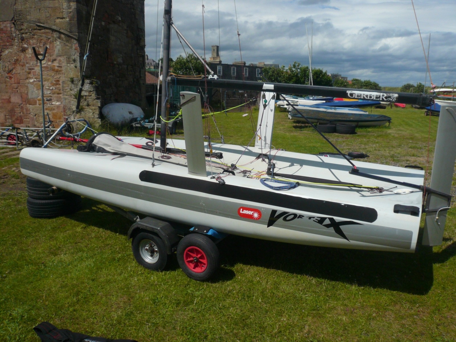 Laser Vortex sailing dinghy for sale on eBay UK
