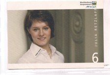 Autogramm Julia Retzlaff Volleyballspielerin SSC gedr. Unterschrift