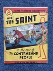 Super Detective Picture Library Comic No. 1 The Saint - Contraband People RARE!