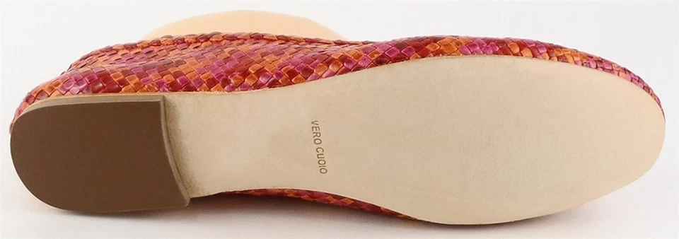 $120 MUCHO TRACY REESE EMELY Naranja Rosa Rojo Cuero Diseñador Pisos 7.5 EUR 38 Foto 3 de 4