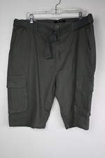 Men's Blu Rock Cargo Shorts w/ Flex Fabric Grey 42