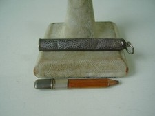 Antyczny mały ołówek podróżny 800 srebrny / wisiorek około 1920 roku