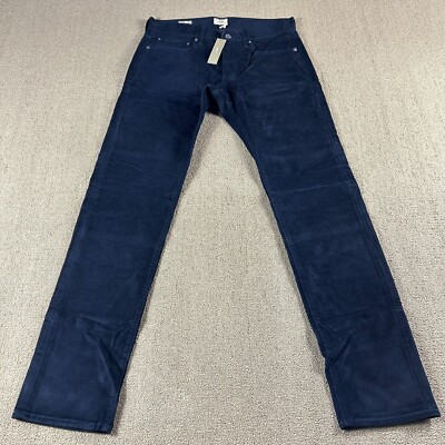 Men's 484 Slim Fit Corduroy Pants Blue Size 31X32 *Read* NWT MSRP  $98