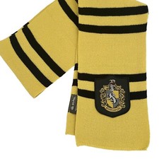 Wizarding World of Harry Potter Scarf Hufflepuff Yellow Knit Hogwart's House