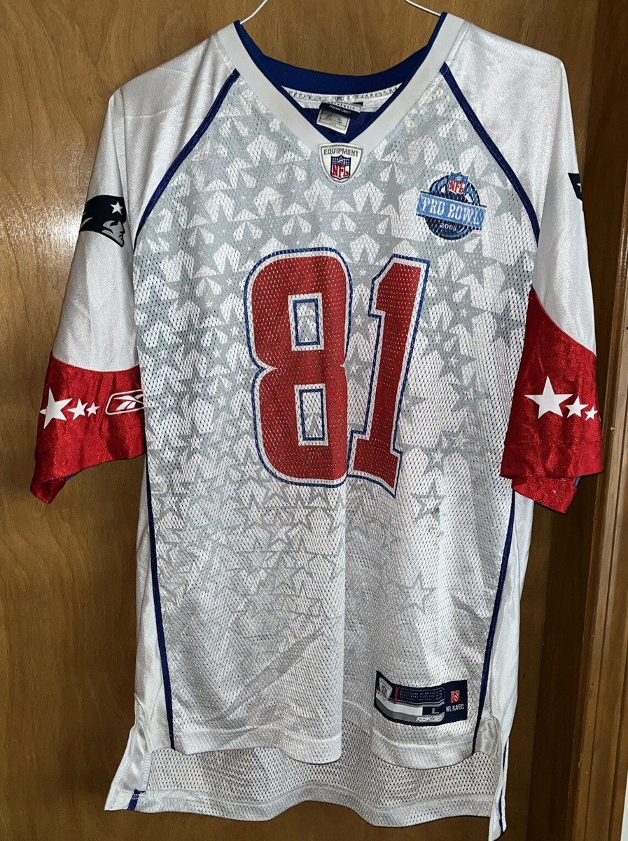 Randy Moss New England Patriots 2008 Pro Bowl Jersey HOF Large