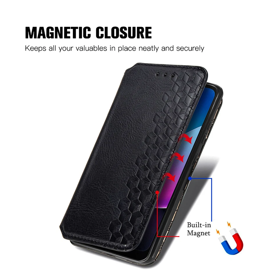 For Motorola G 5G/Play & Stylus 2024 Wallet Card Flip Stand Leather Phone Case - Image 3 of 4