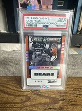 2021 Panini Classics - Classic Beginnings Orange #CB-JF Justin Fields /10 (RC)