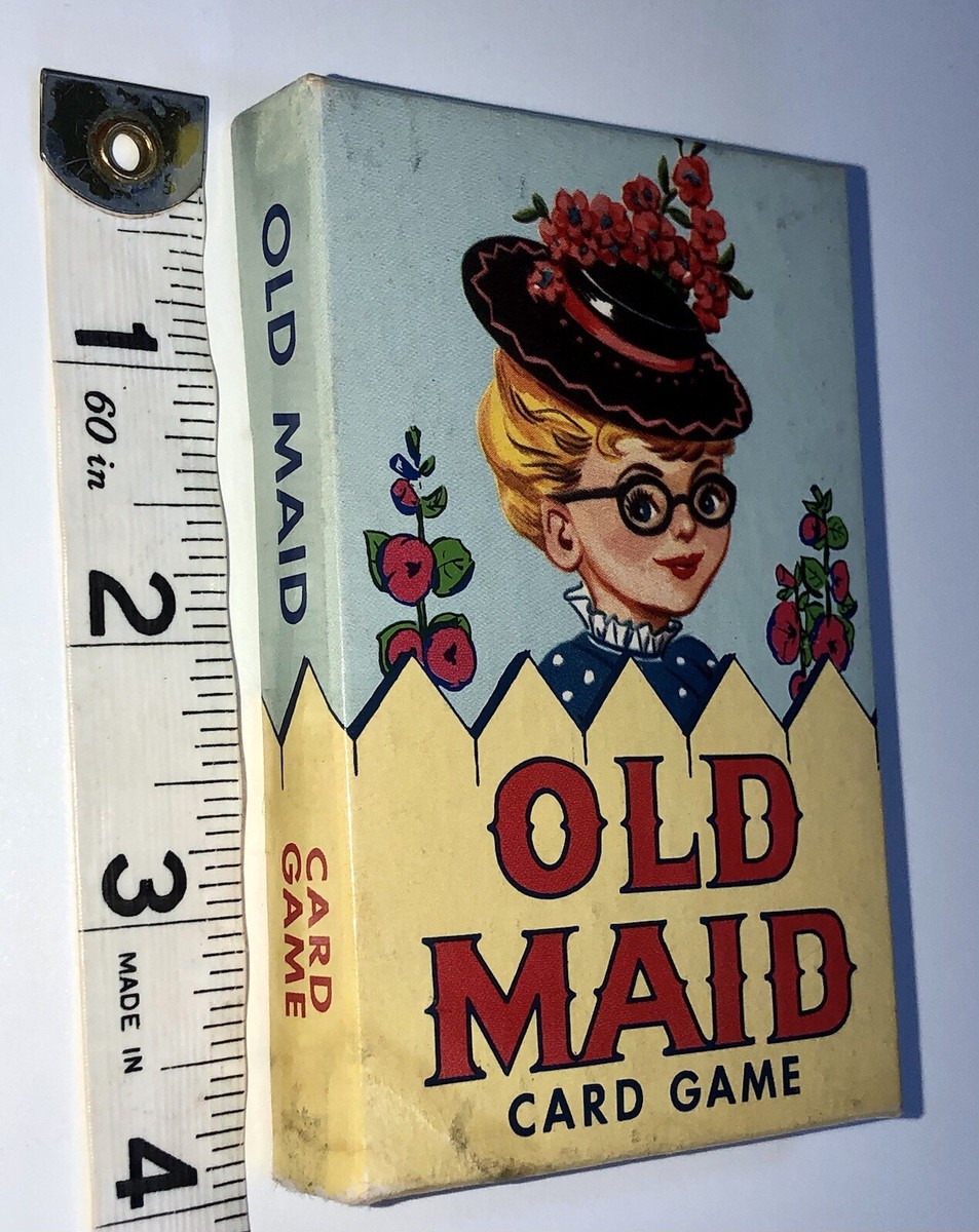 ★希少★ 一点のみ　Old Maid 1960s Old Maid Card Game Fairchild 40 Cards Characters Vintage