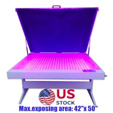 USA Qomolangma Precise 42"x 50" 300W Wide Vacuum LED UV Exposure Unit with Stand