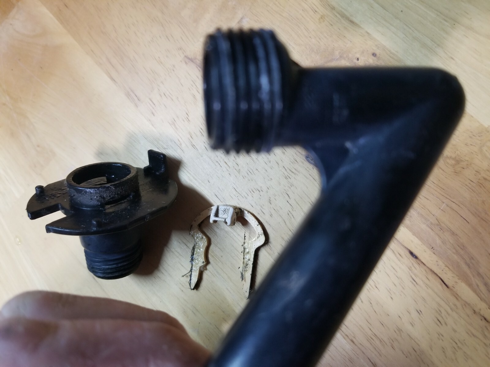 OEM Suncast Hideaway hose reel in and out tube water swivel connector