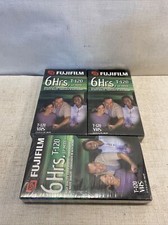 Brand New - Fuji Film - VHS Blank Video Tape HQ 120 - 6 hours - Lot Of 3