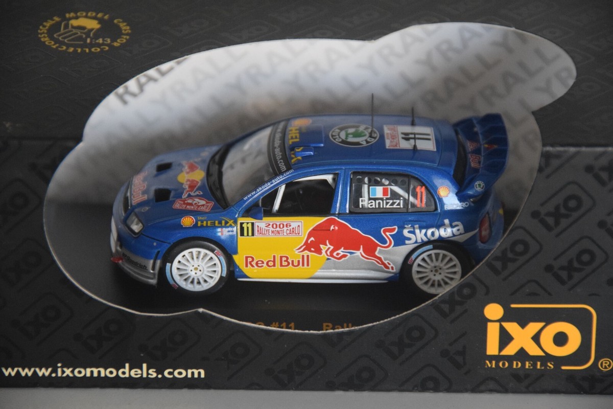 IXO RAM217 SKODA FABIA WEC RED BULL #11 PANIZZI RALLY MONTE CARLO