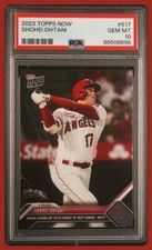 2023 TOPPS NOW SHOHEI OHTANI # 517 PSA 10. LEAGUE LEADING 30TH HR IS HIS LONGEST