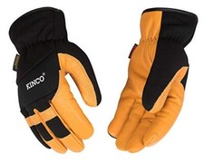 Kinco 104HK-M Lined Premium Hybrid Leather Work Gloves, Heatkeep