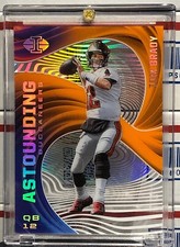 2020 PANINI ILLUSIONS TOM BRADY, #SS1, ASTOUNDING ORANGE, SUPER BOWL CHAMP GOAT