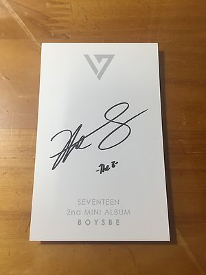 SEVENTEEN 2nd Mini Album BOYS BE Mansae The8 Photo Card Official K